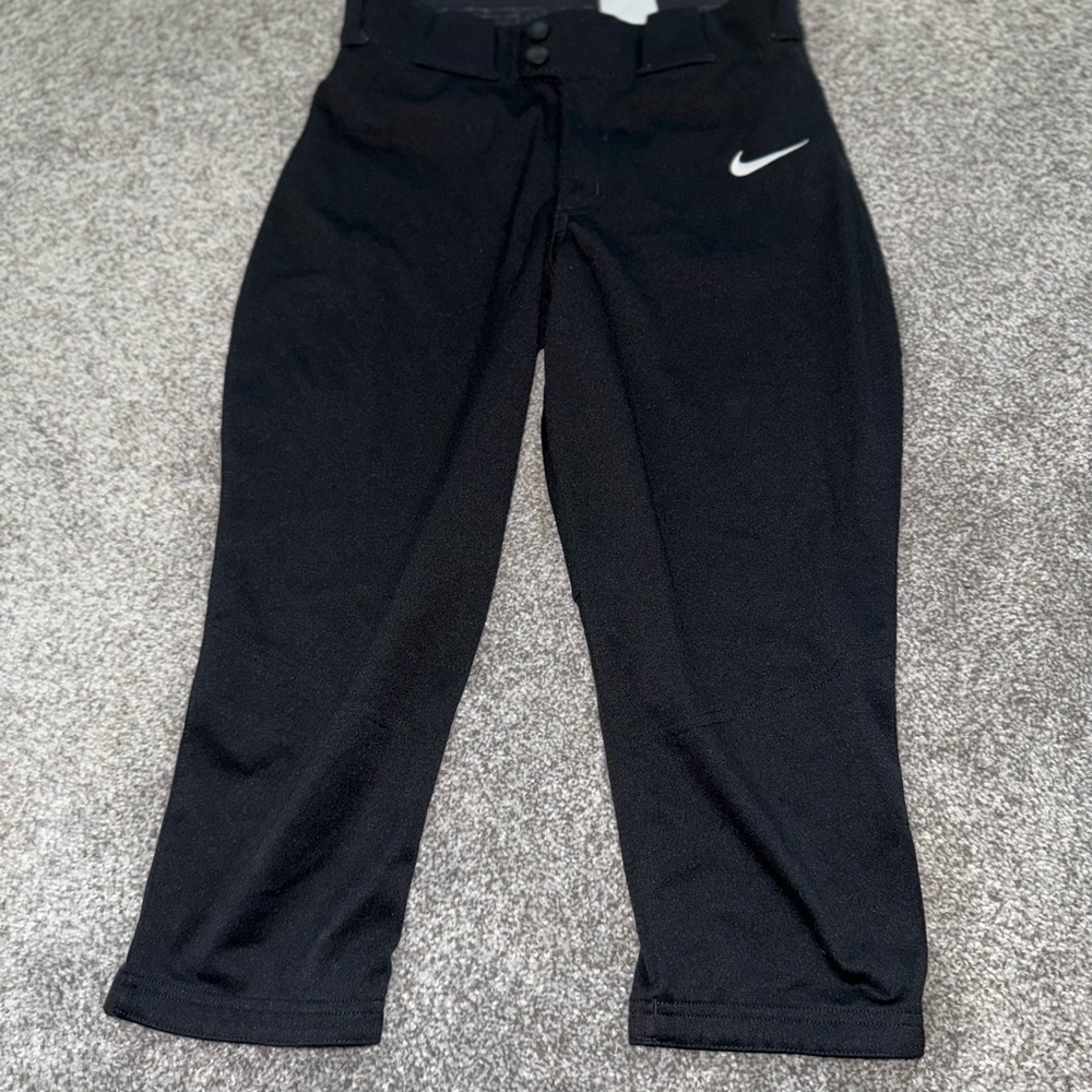 Nike Black Casual Bottoms with Elastic Waistband